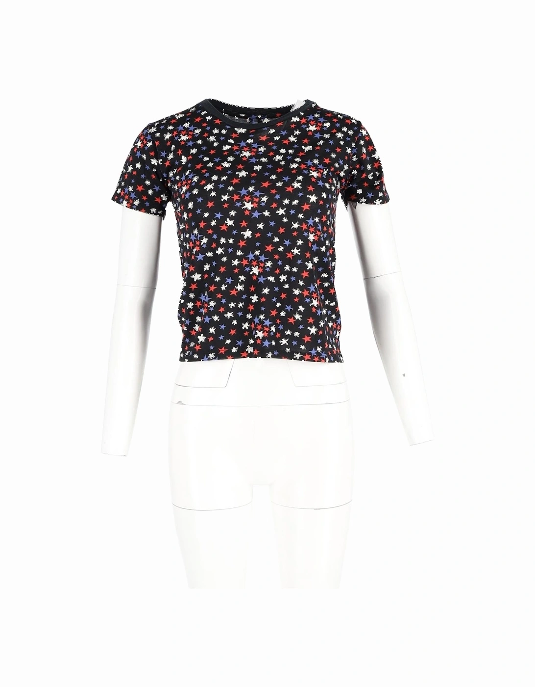 Star Print Short Sleeve Top