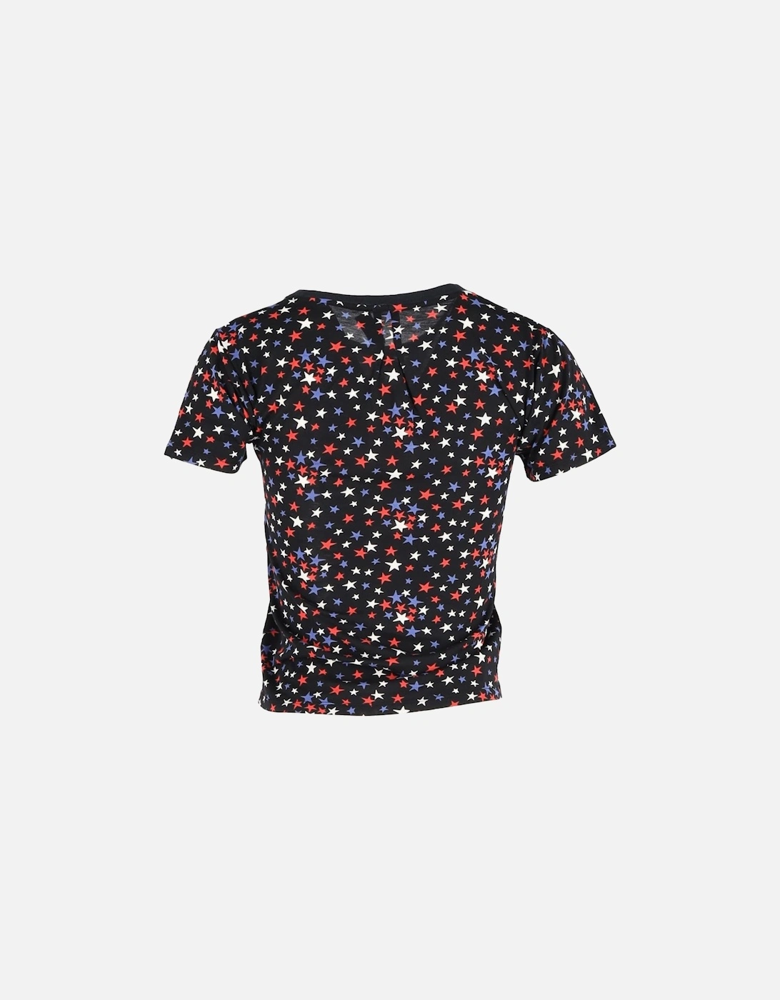 Star Print Short Sleeve Top