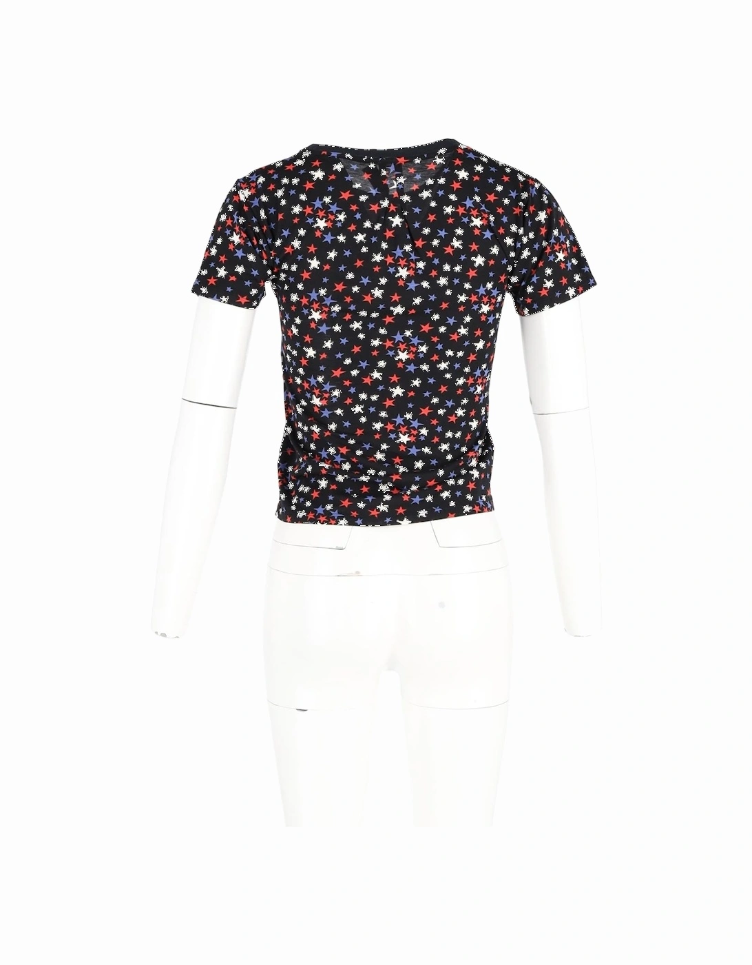 Star Print Short Sleeve Top