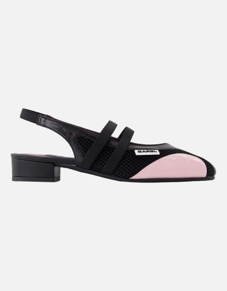 Slingback Pumps Mesh Design
