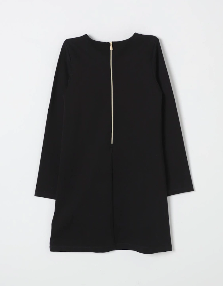 Girls Long Sleeve Dress with Studs