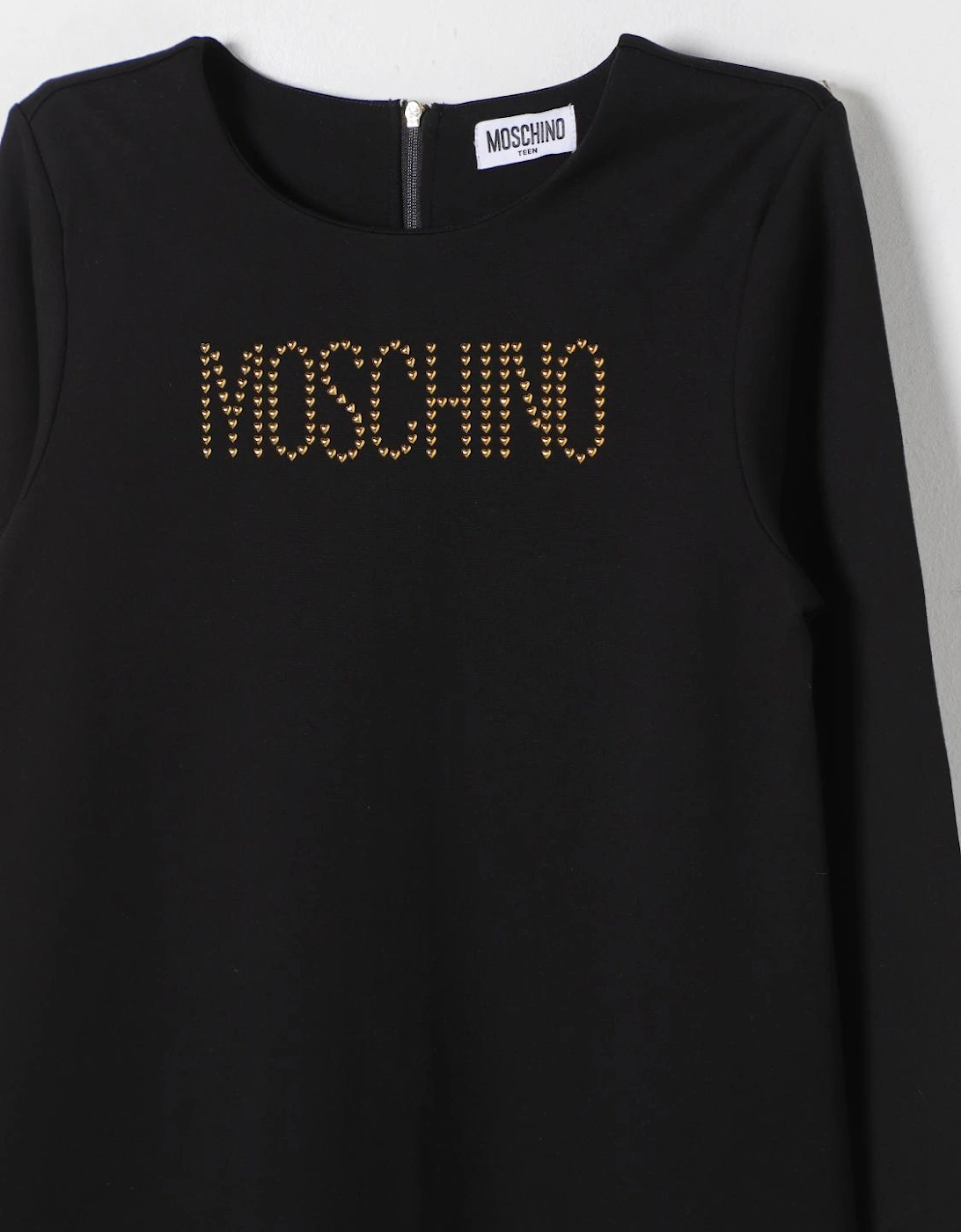 Girls Long Sleeve Dress with Studs