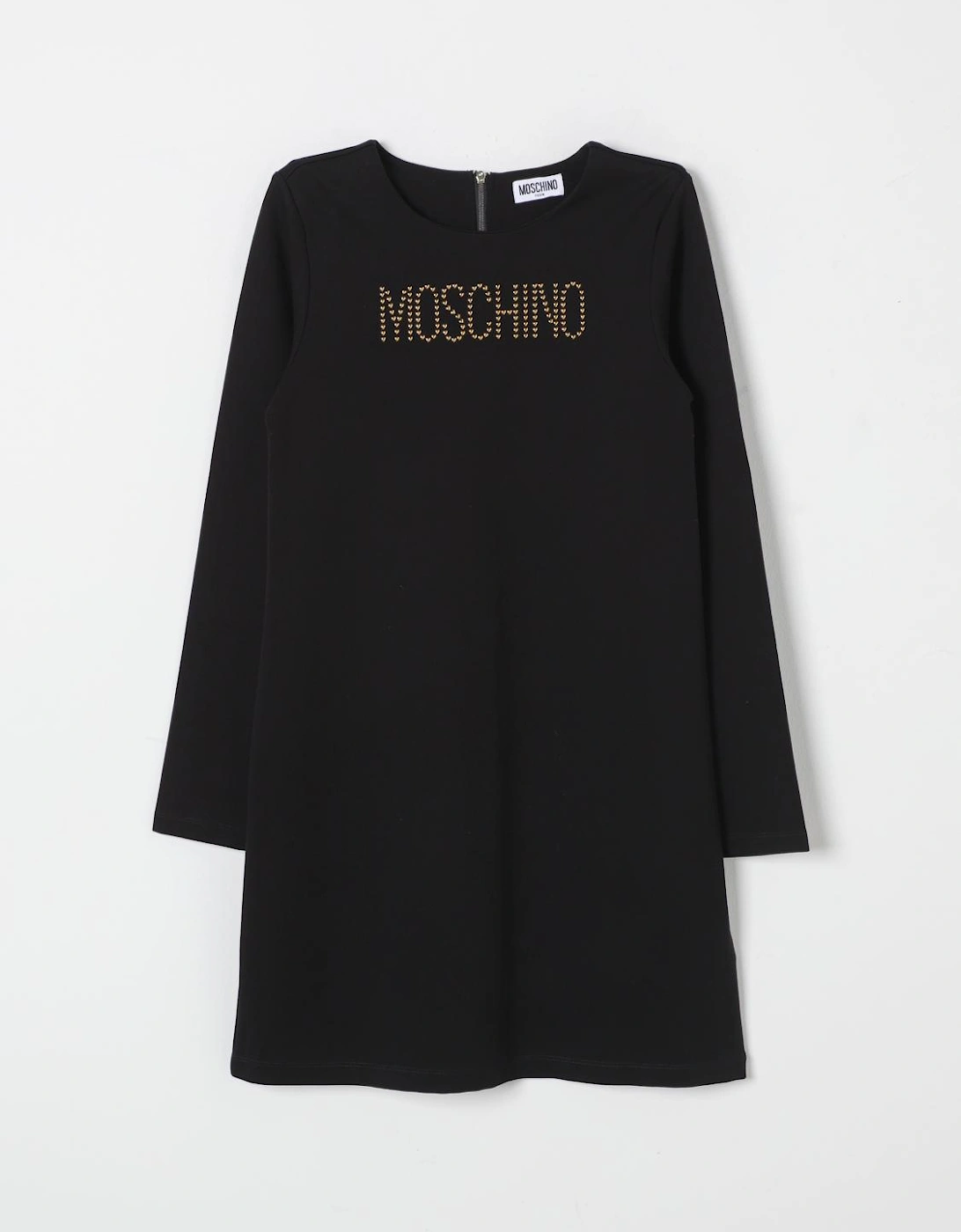 Girls Long Sleeve Dress with Studs, 4 of 3