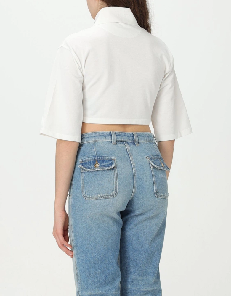 Cropped Polo Shirt