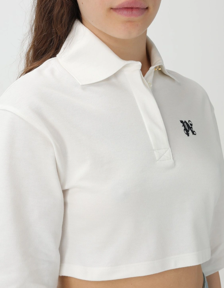 Cropped Polo Shirt