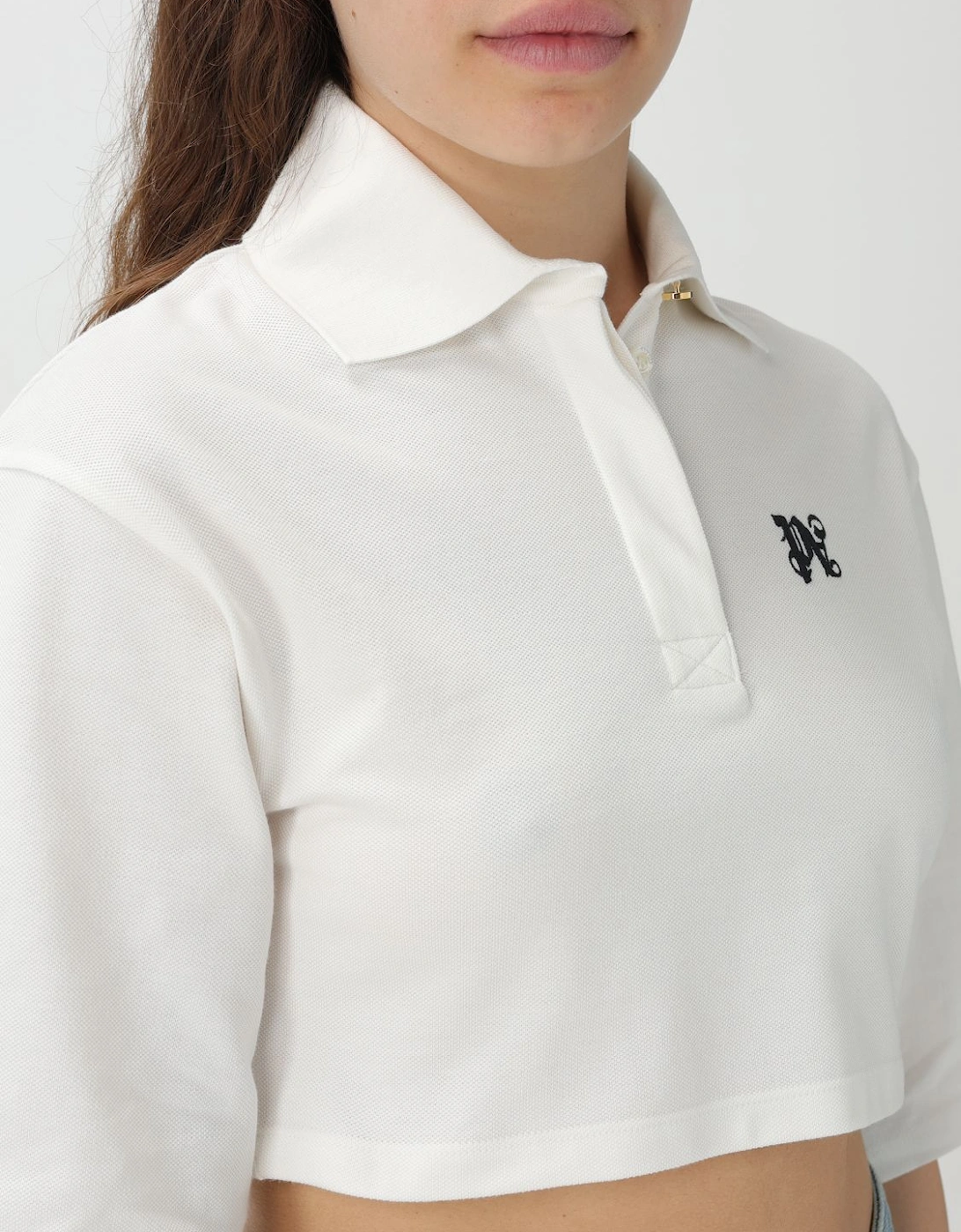 Cropped Polo Shirt