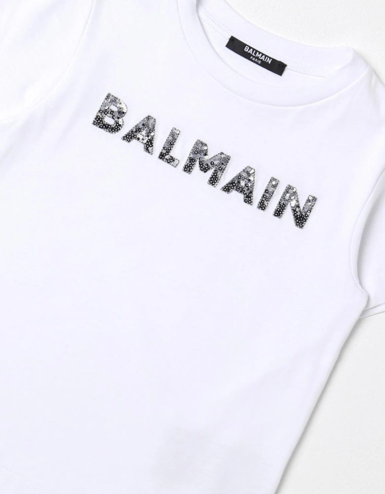 Sequin Logo Tee