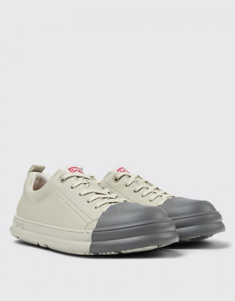 Low-Profile Leather Trainers with Lace-Up Closure and Durable Outsole for Everyday Wear