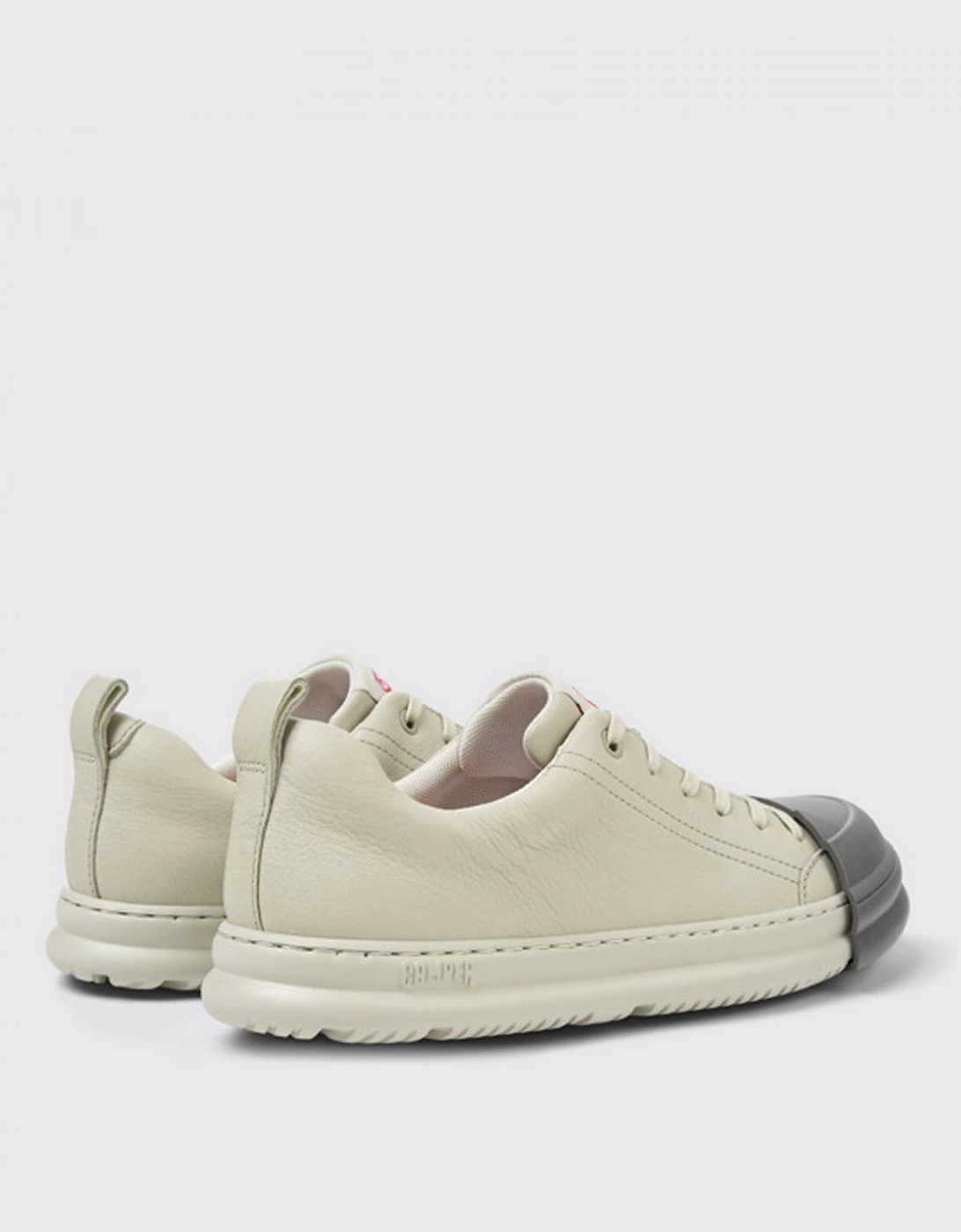 Low-Profile Leather Trainers with Lace-Up Closure and Durable Outsole for Everyday Wear