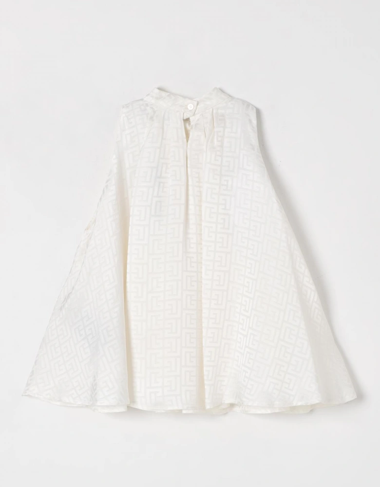 Sleeveless GeometricPrint Blouse