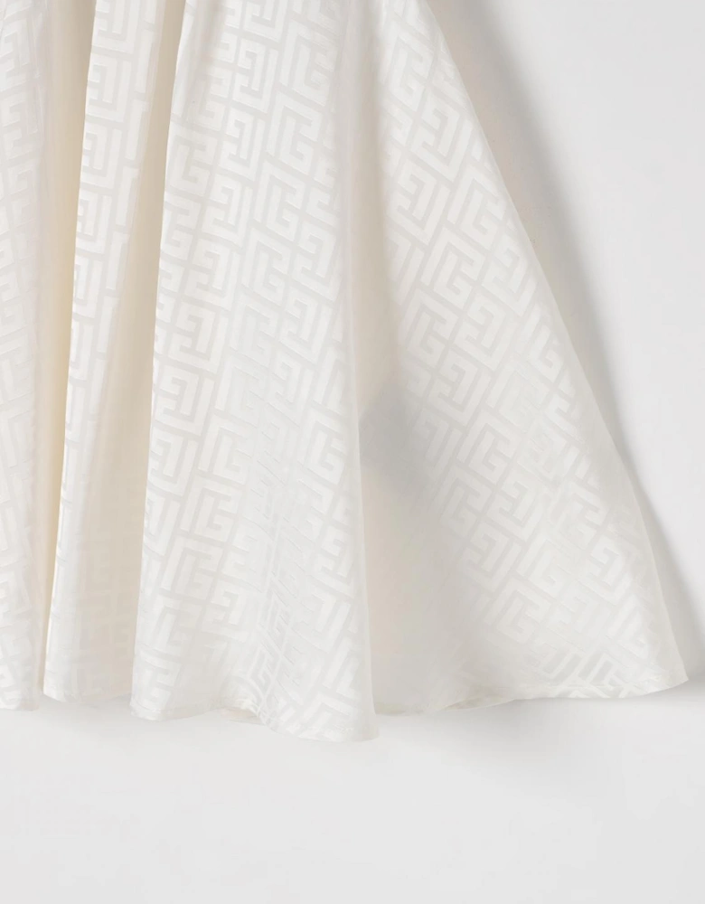 Sleeveless GeometricPrint Blouse