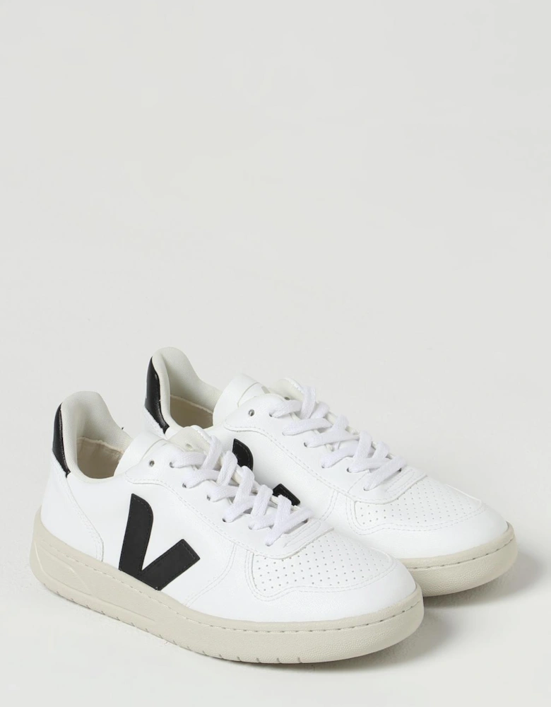 V10 WhiteBlack Leather Sneakers