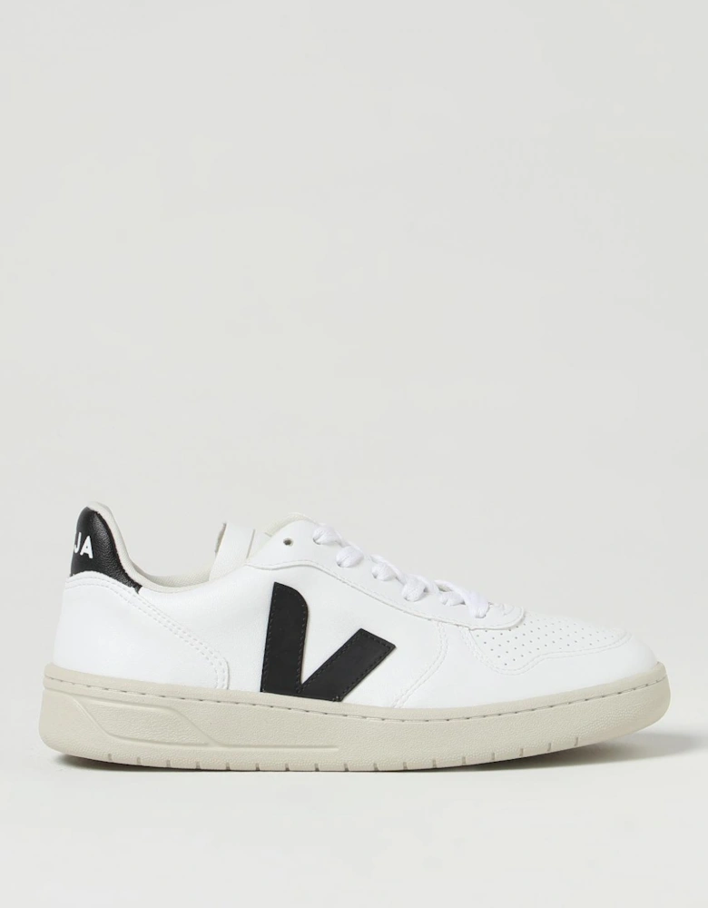 V10 WhiteBlack Leather Sneakers
