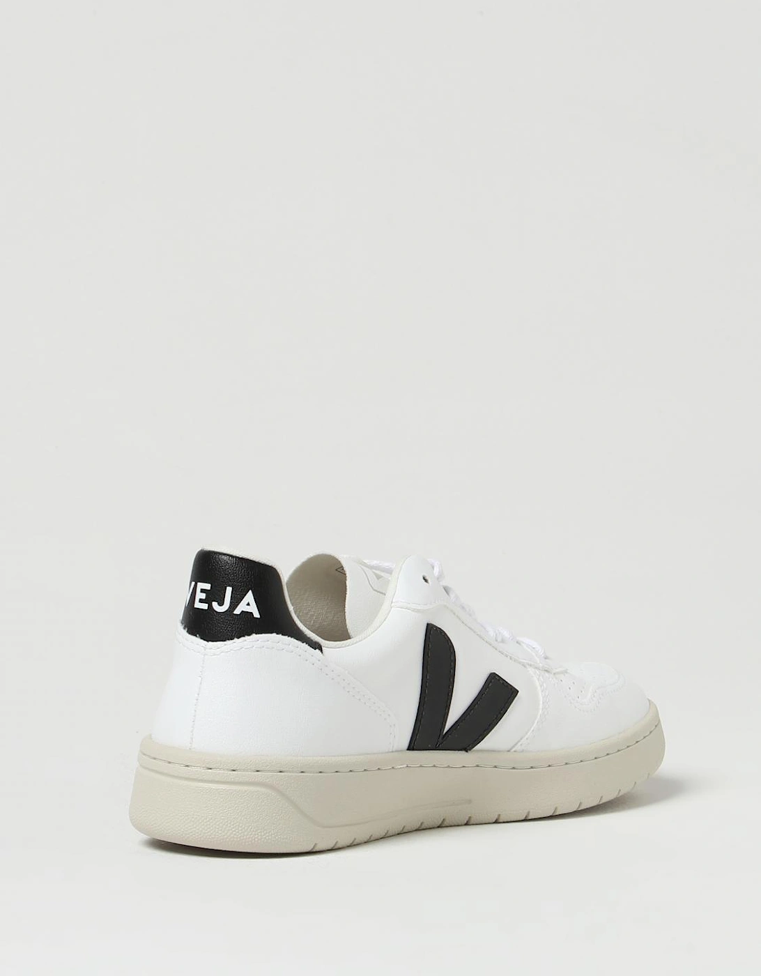 V10 WhiteBlack Leather Sneakers