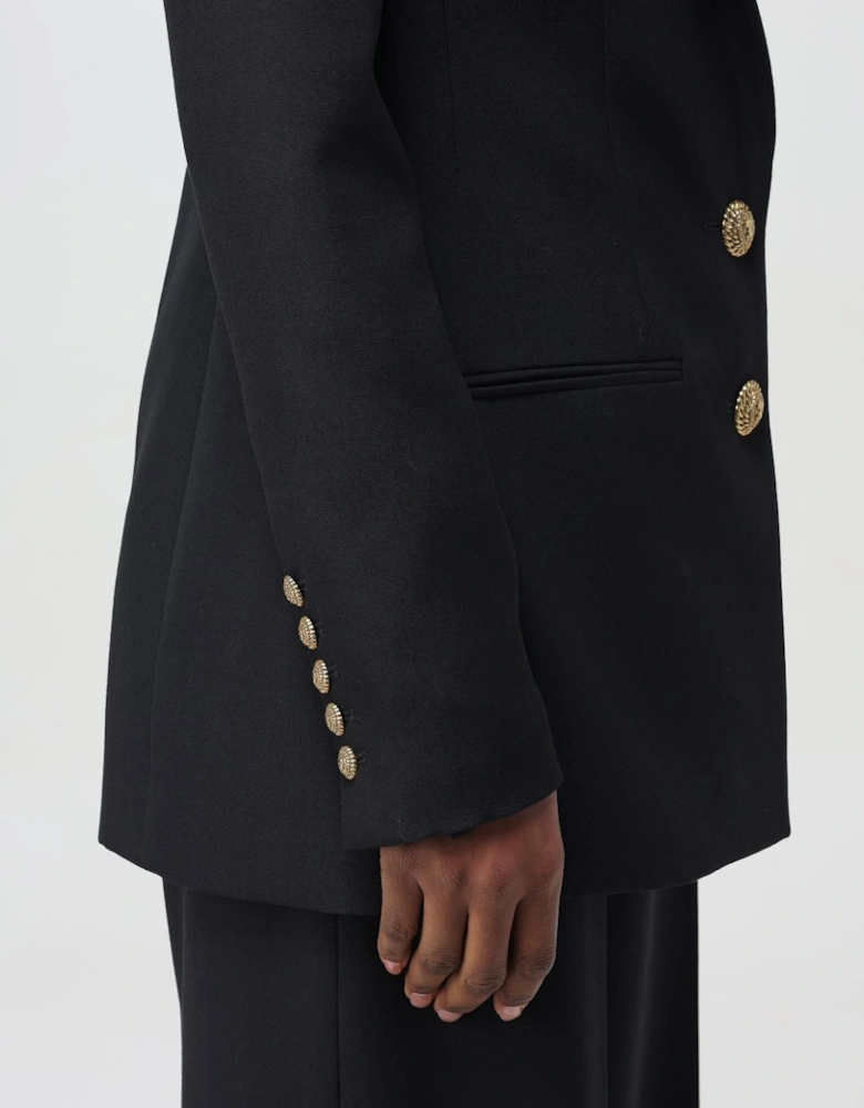 Tailored Blazer Structured Fit Gold Buttons
