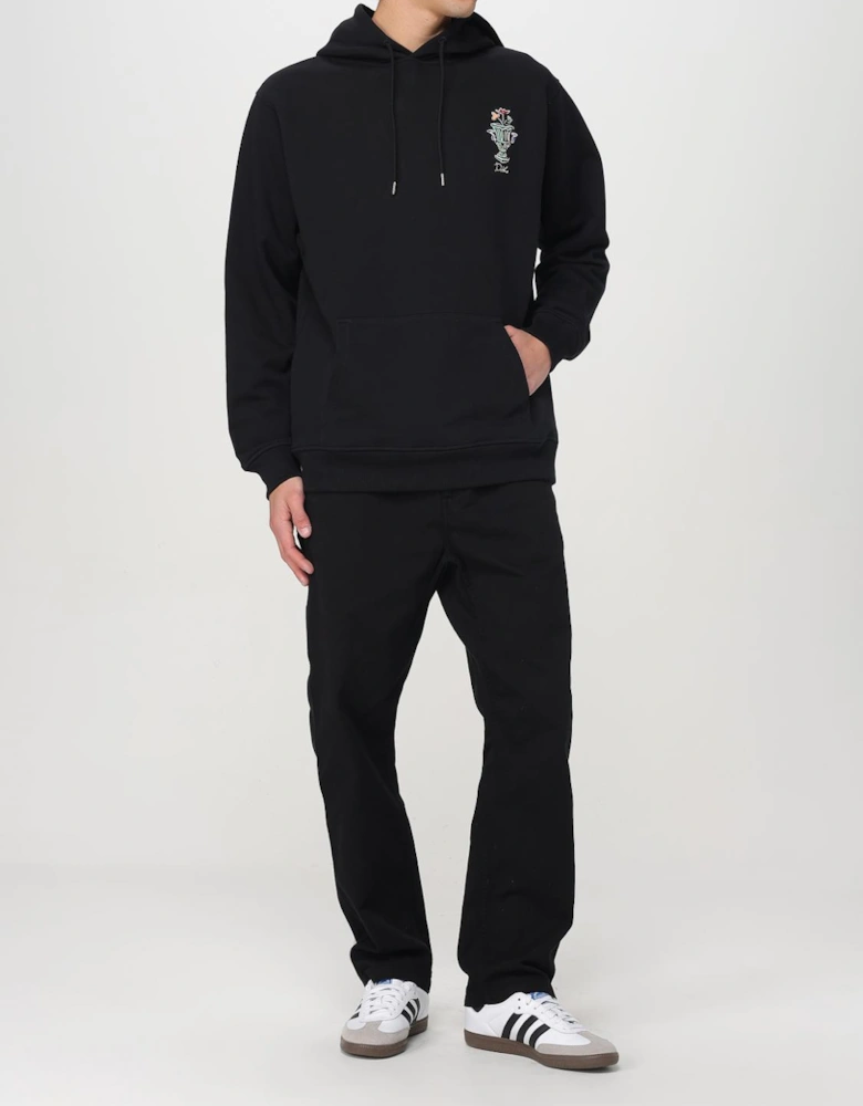Hooded Sweatshirt Embroidered Graphic