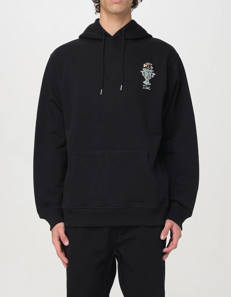 Hooded Sweatshirt Embroidered Graphic