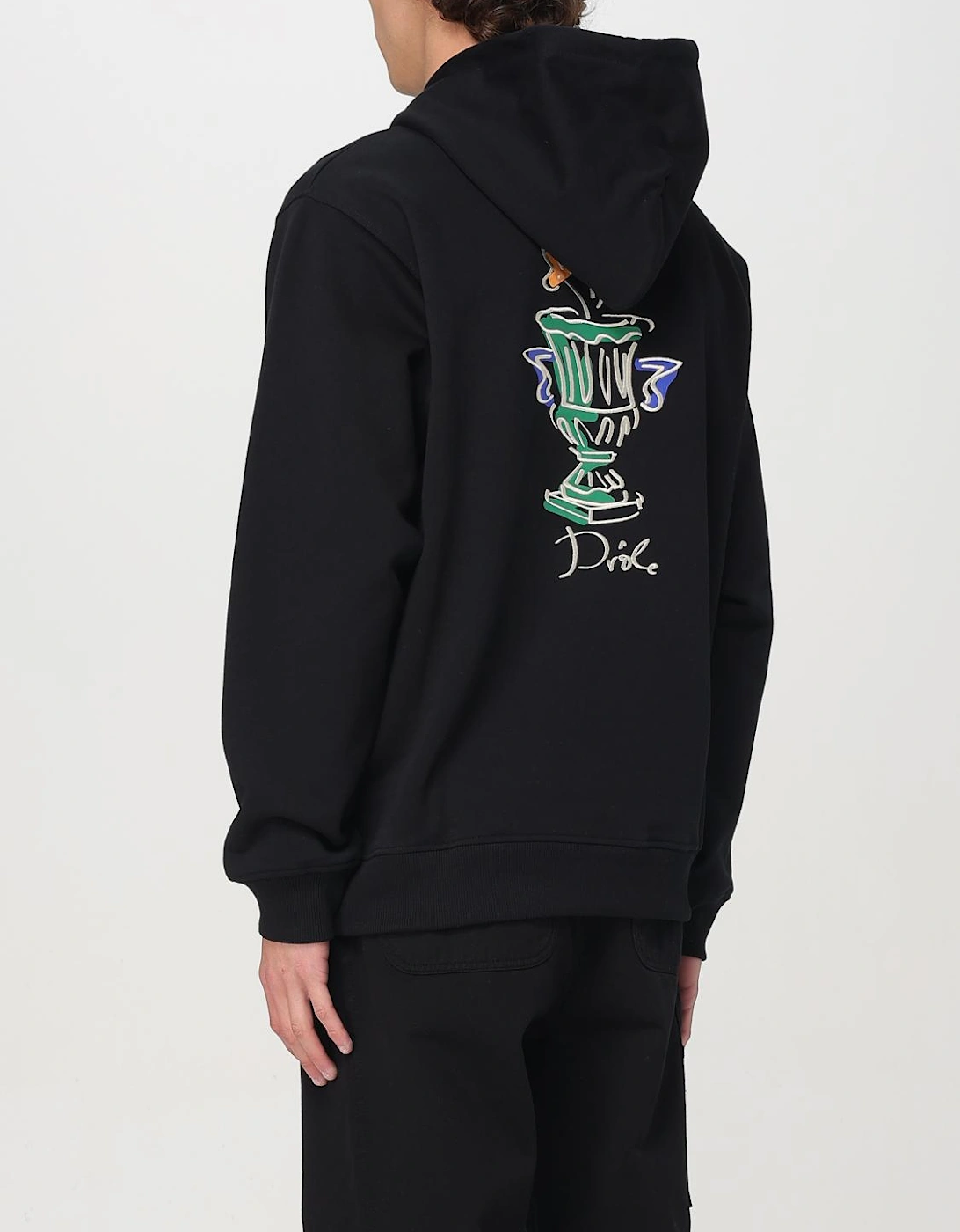 Hooded Sweatshirt Embroidered Graphic