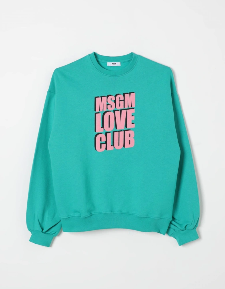 Kids Sweatshirt Love Club Graphic