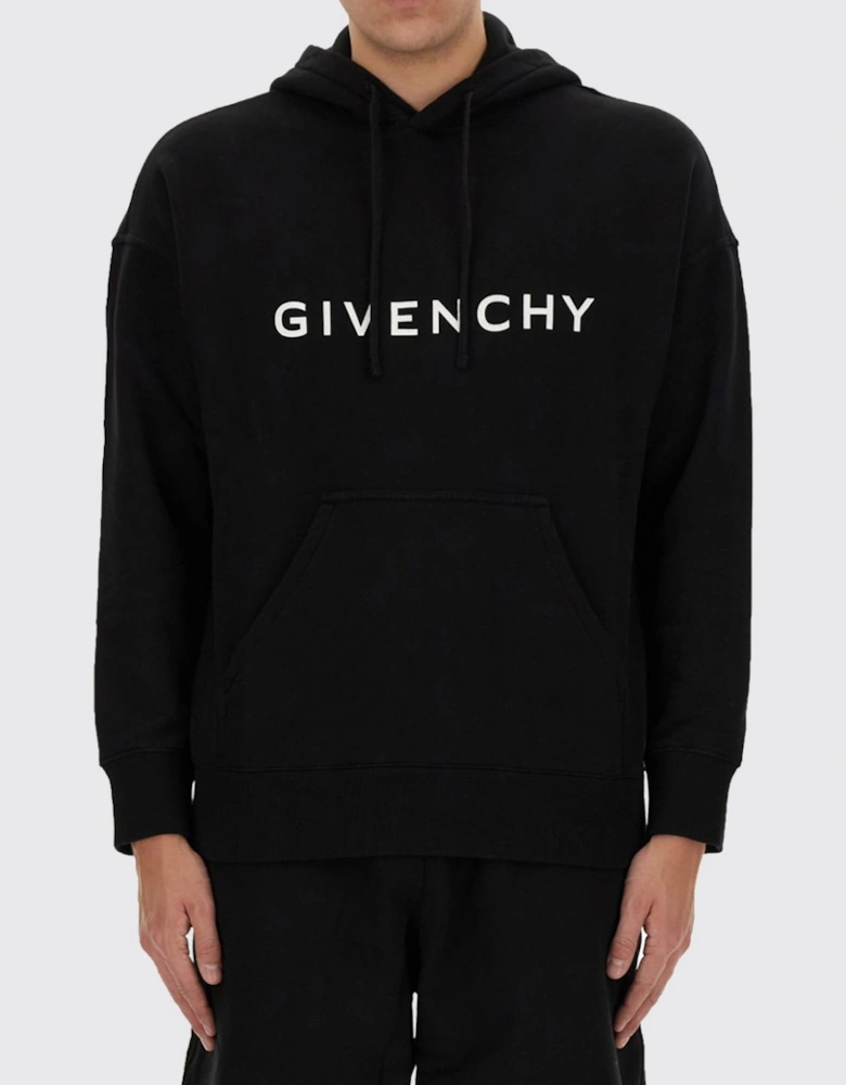 LogoPrint Cotton Jersey Hoodie