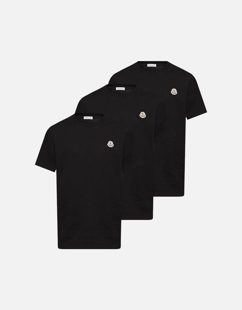 Archive Logo 3 Pack T-shirts Black