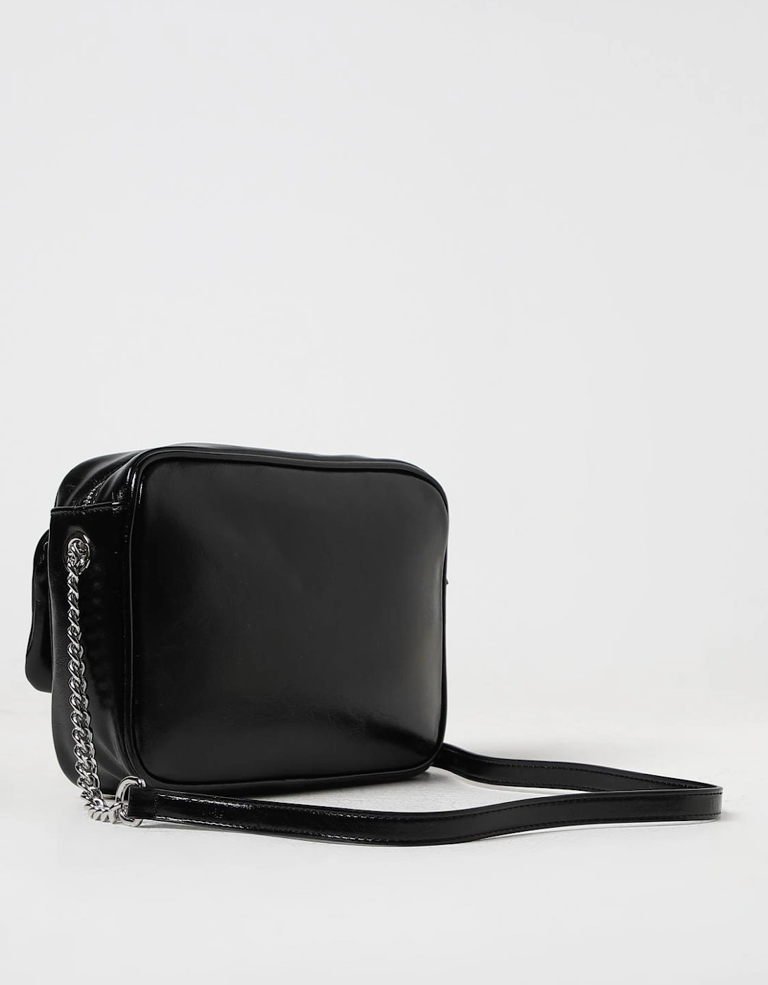 Chain Strap Leather Crossbody Bag