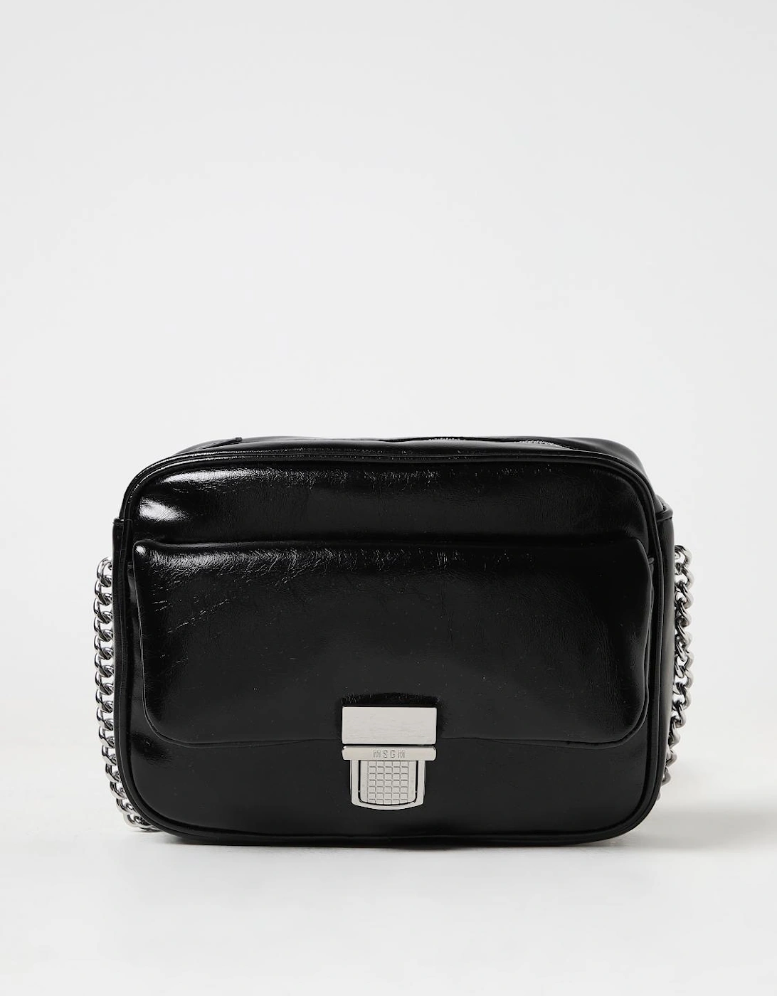 Chain Strap Leather Crossbody Bag, 4 of 3