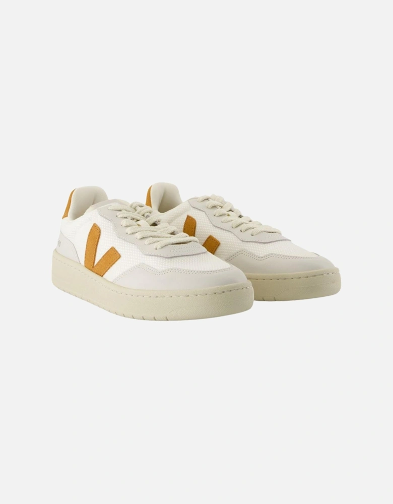 V-90 Nylon Fabric Sneakers with Top Laces