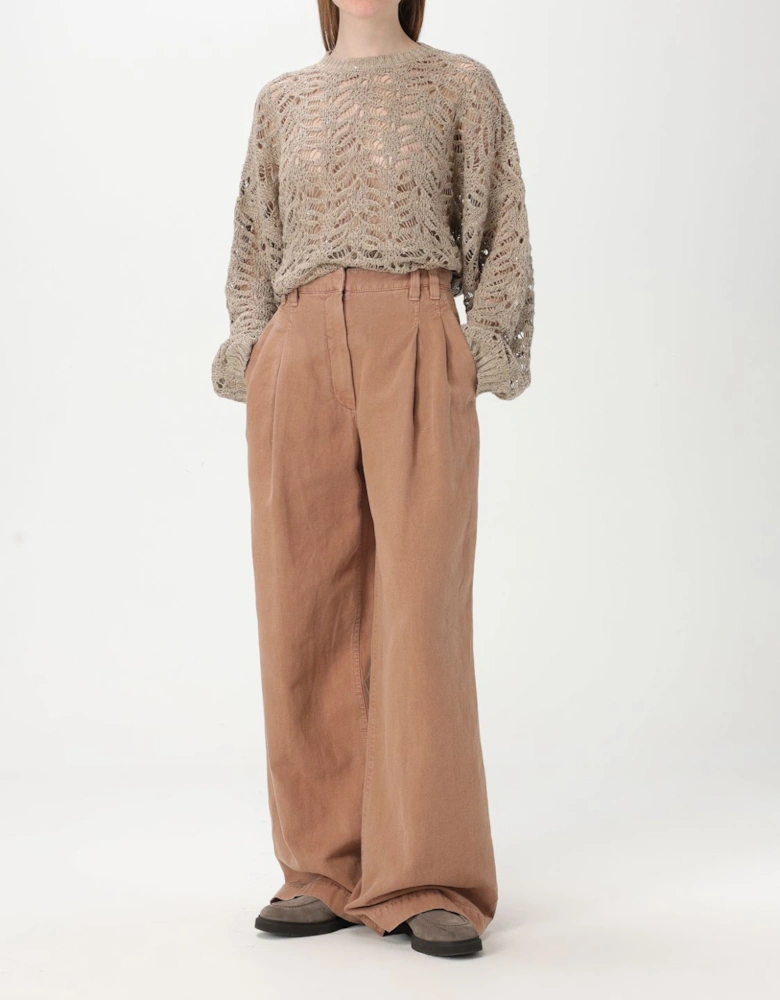 Wide Leg Pleated Pants