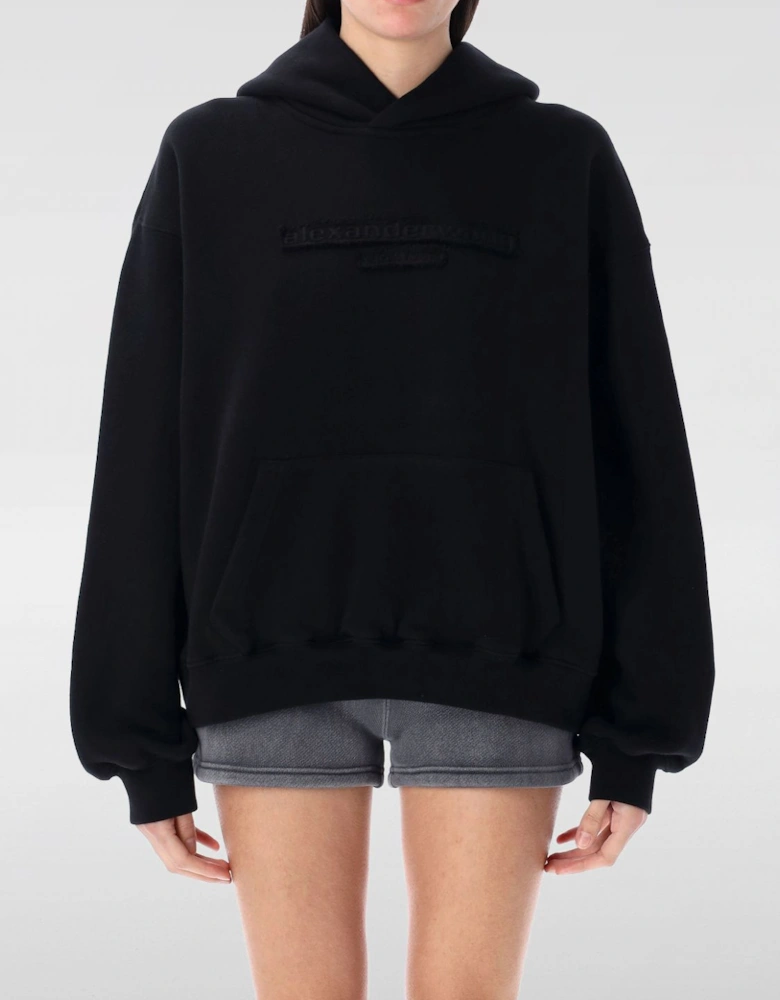 Embroidered Logo Hoodie