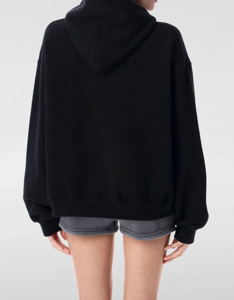 Embroidered Logo Hoodie