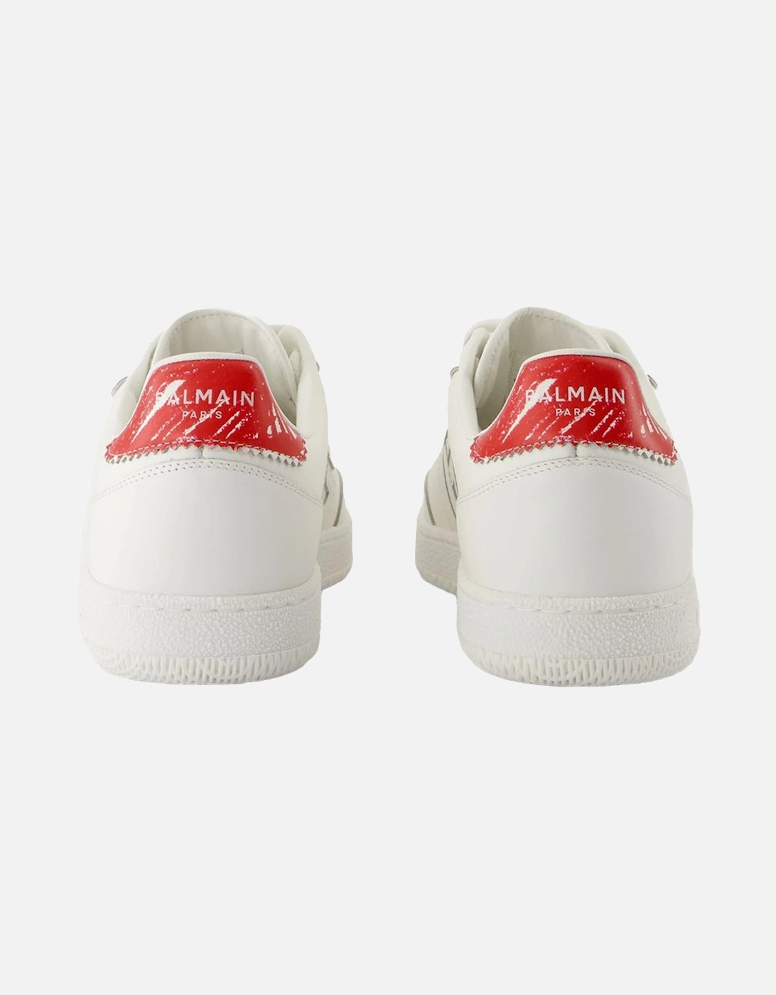 Calfskin Leather Sneakers with Smooth Finish