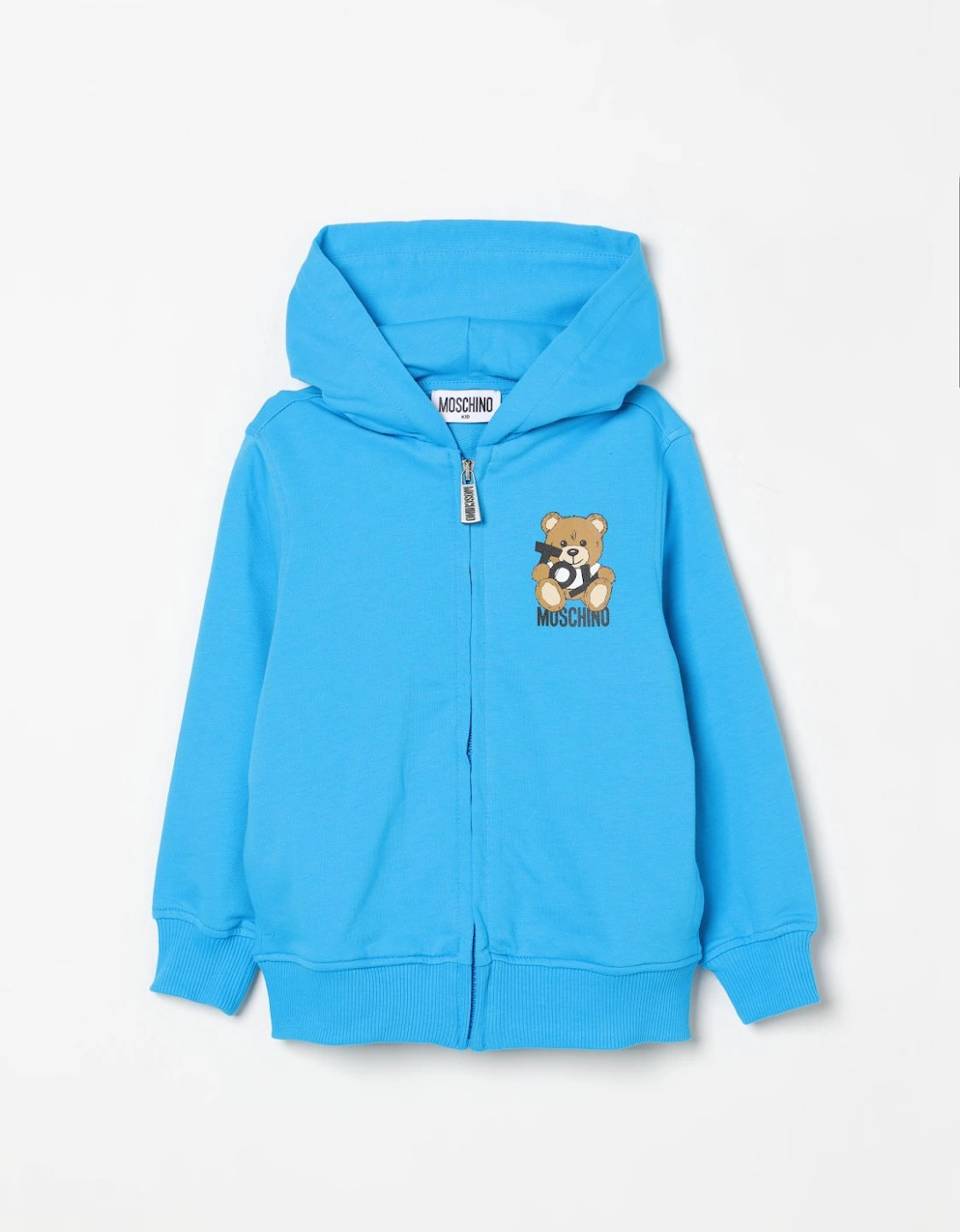 Kids ZipUp Hoodie Teddy Bear Design, 3 of 2