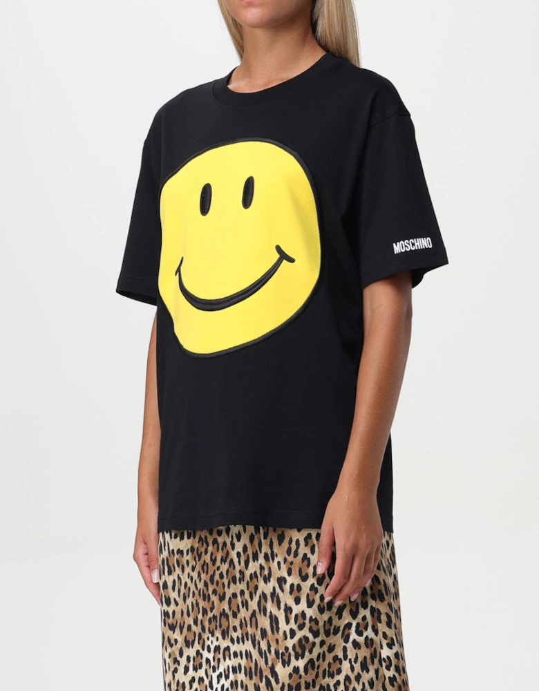 Smiley Face Appliqu TShirt