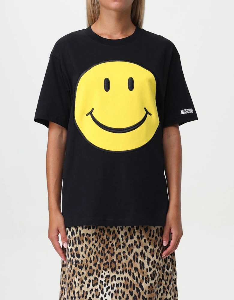 Smiley Face Appliqu TShirt