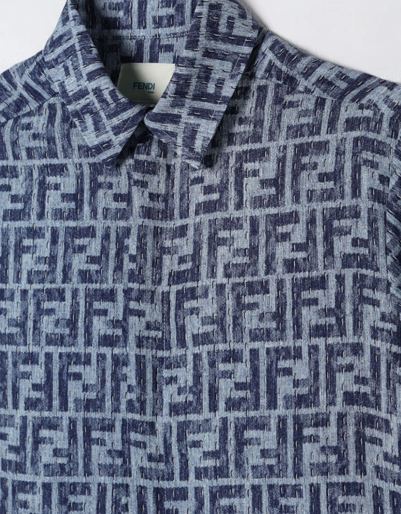 FF Monogram Denim Shirt