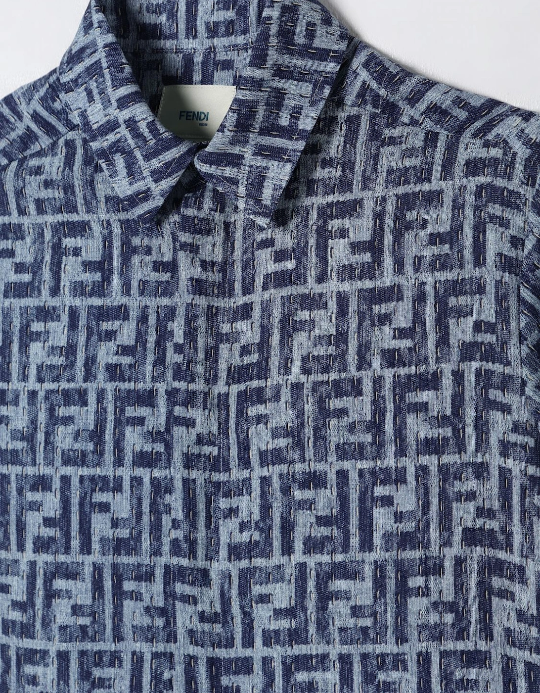 FF Monogram Denim Shirt