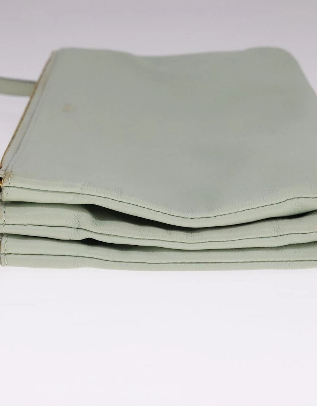 Leather Trio Shoulder Bag with Gold Accents