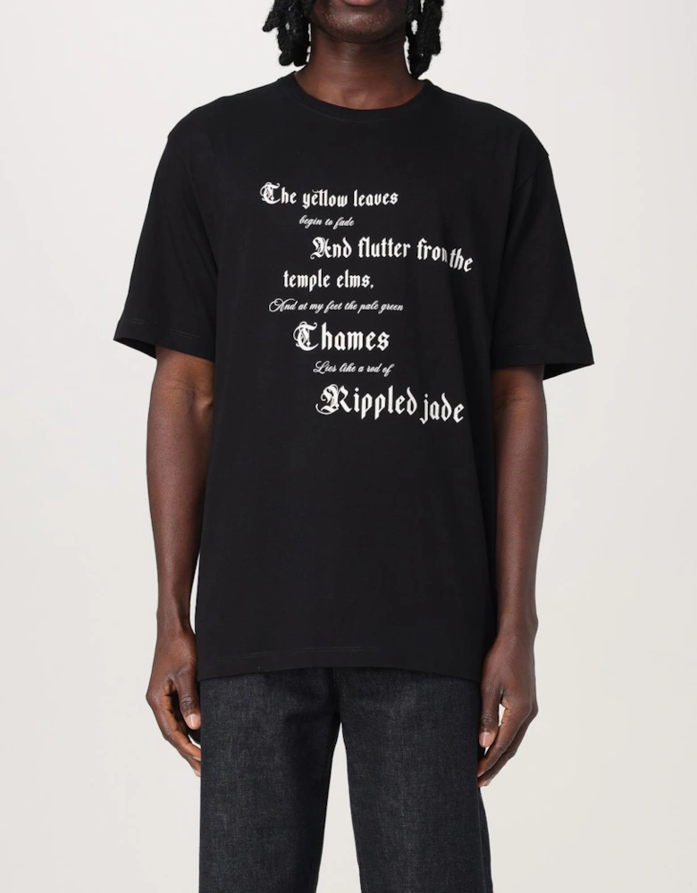 Poem Print Short Sleeve Tee