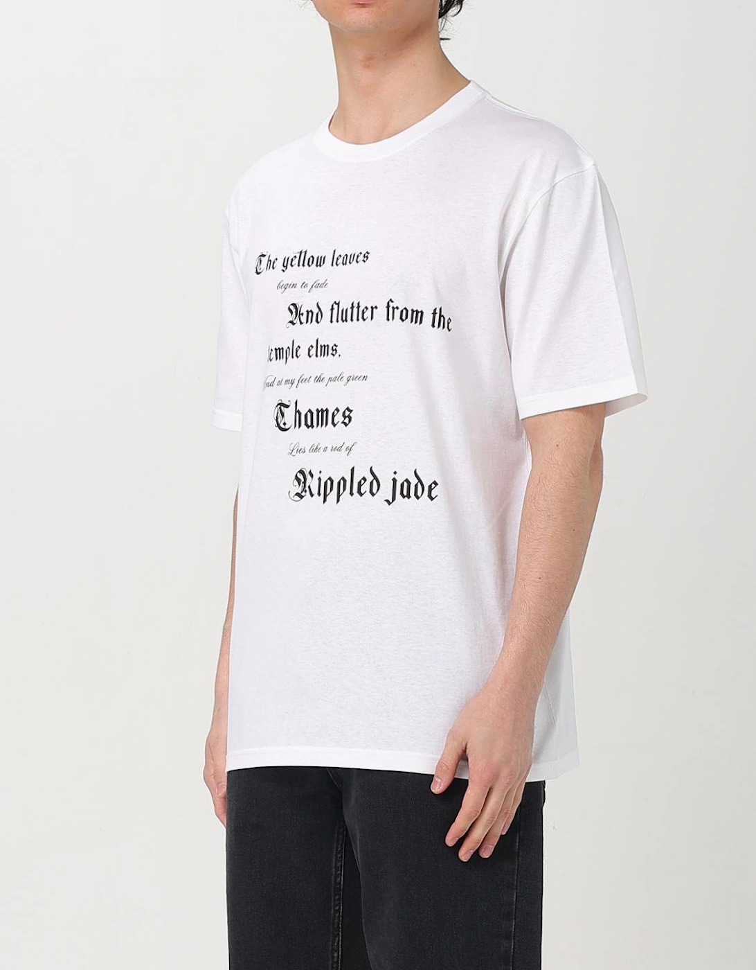 Poem Print Short Sleeve Tee