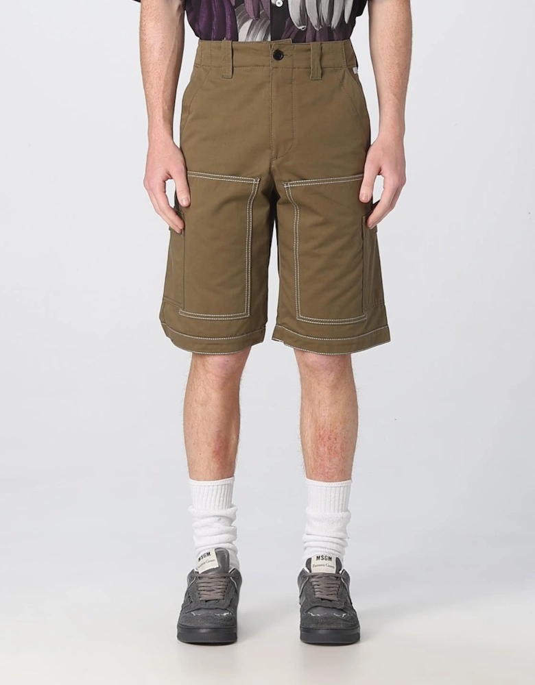 Cargo Shorts with Contrast Stitching