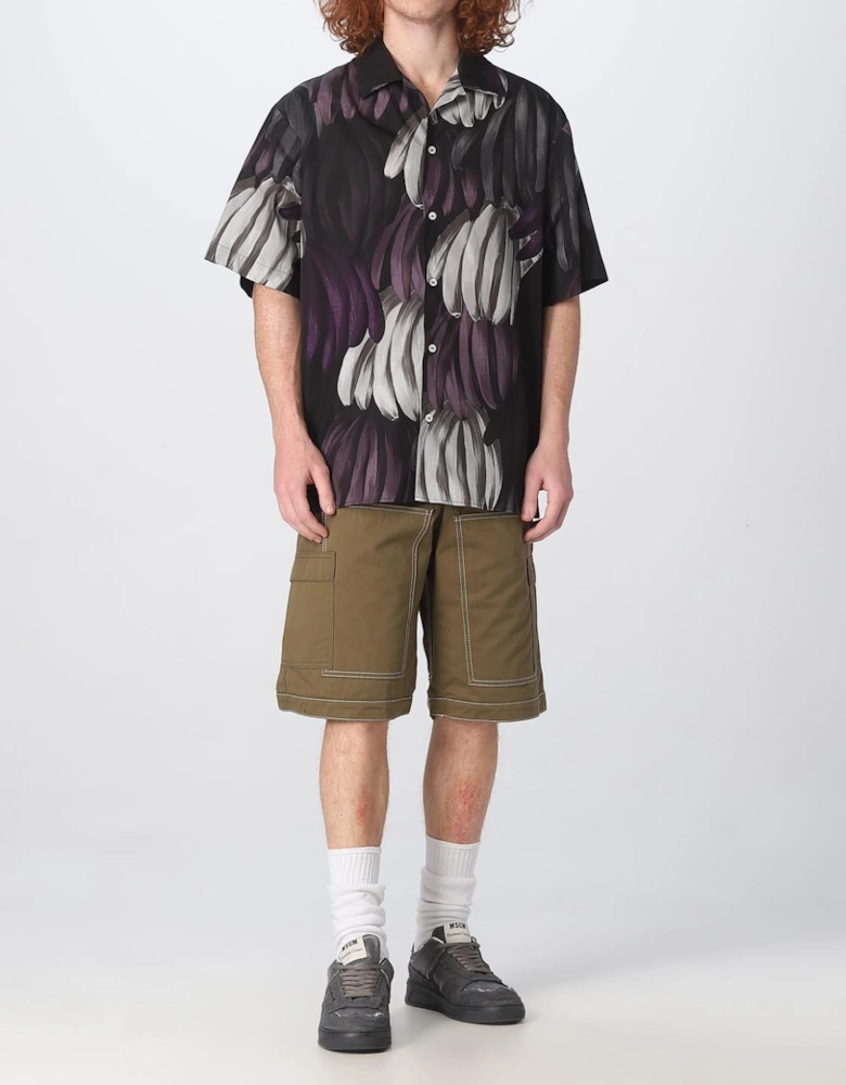 Cargo Shorts with Contrast Stitching