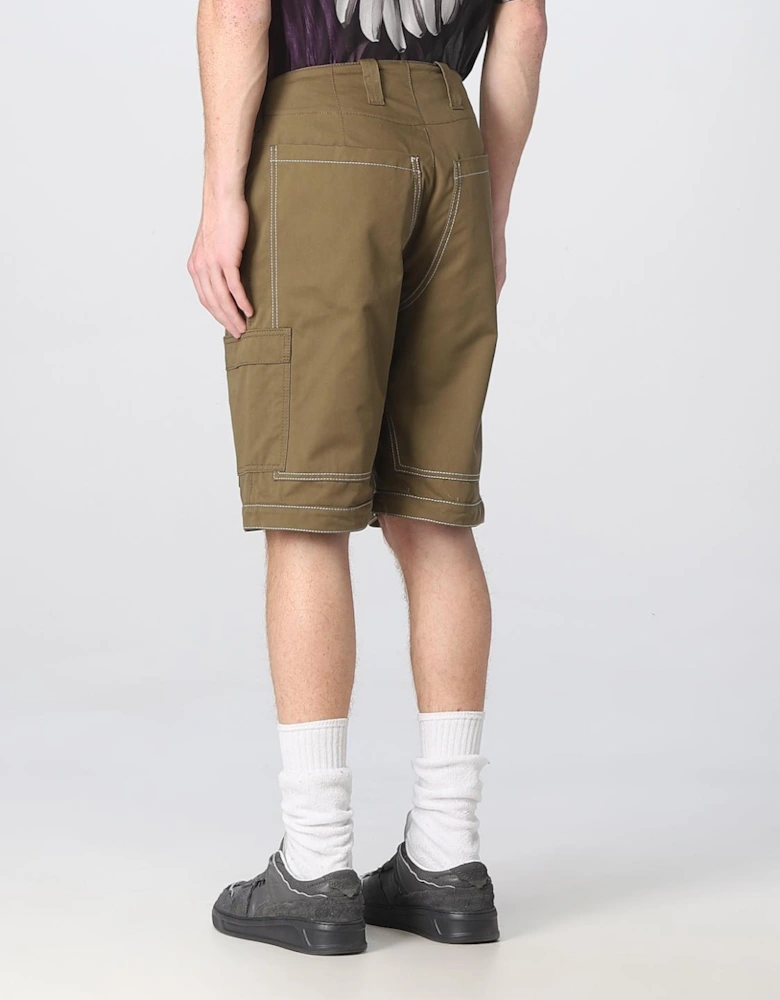 Cargo Shorts with Contrast Stitching
