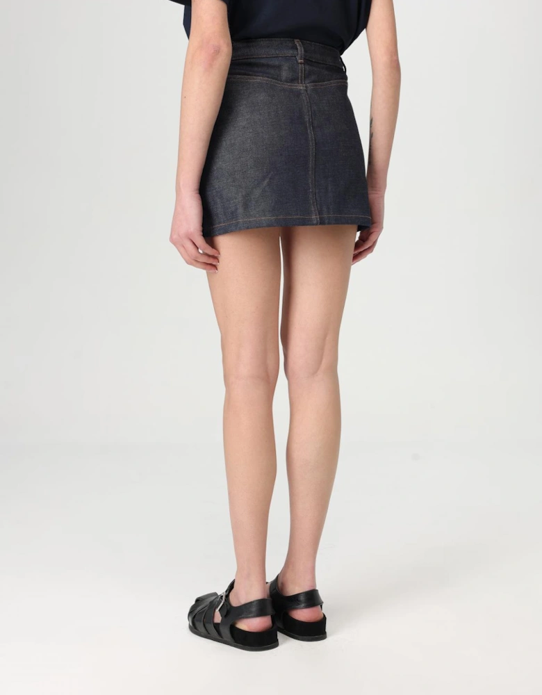Denim Mini Skirt 5Pocket ALine