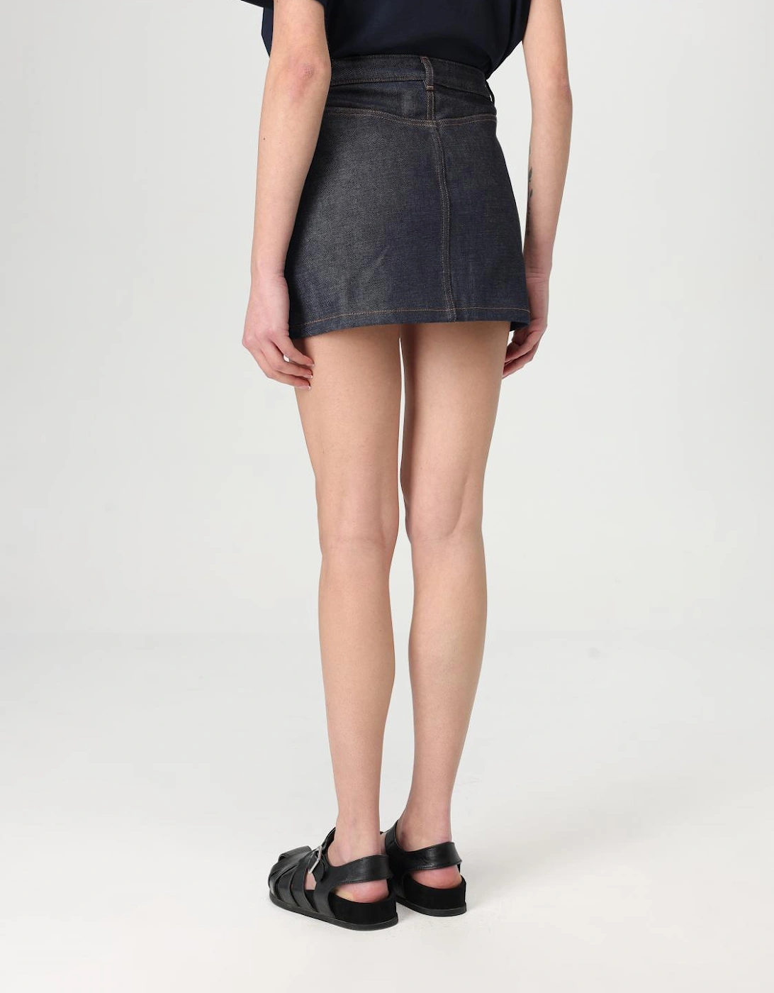 Denim Mini Skirt 5Pocket ALine