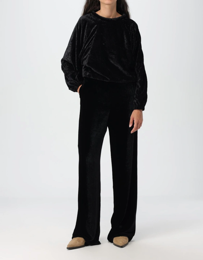 Velvet Wide Leg Pants