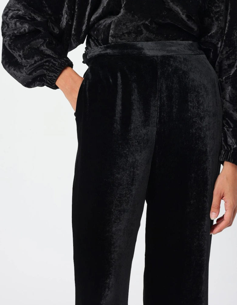 Velvet Wide Leg Pants