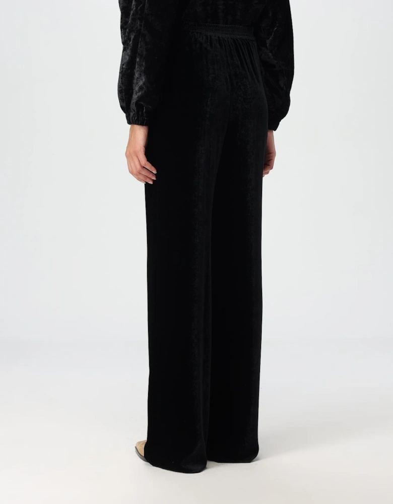 Velvet Wide Leg Pants