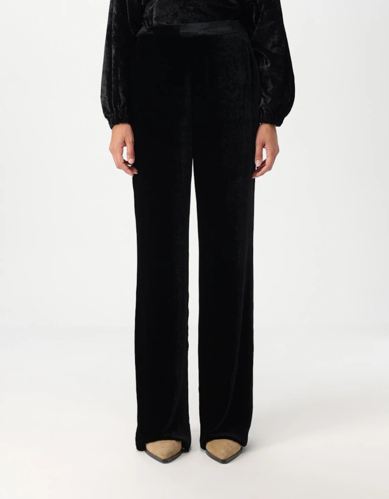 Velvet Wide Leg Pants