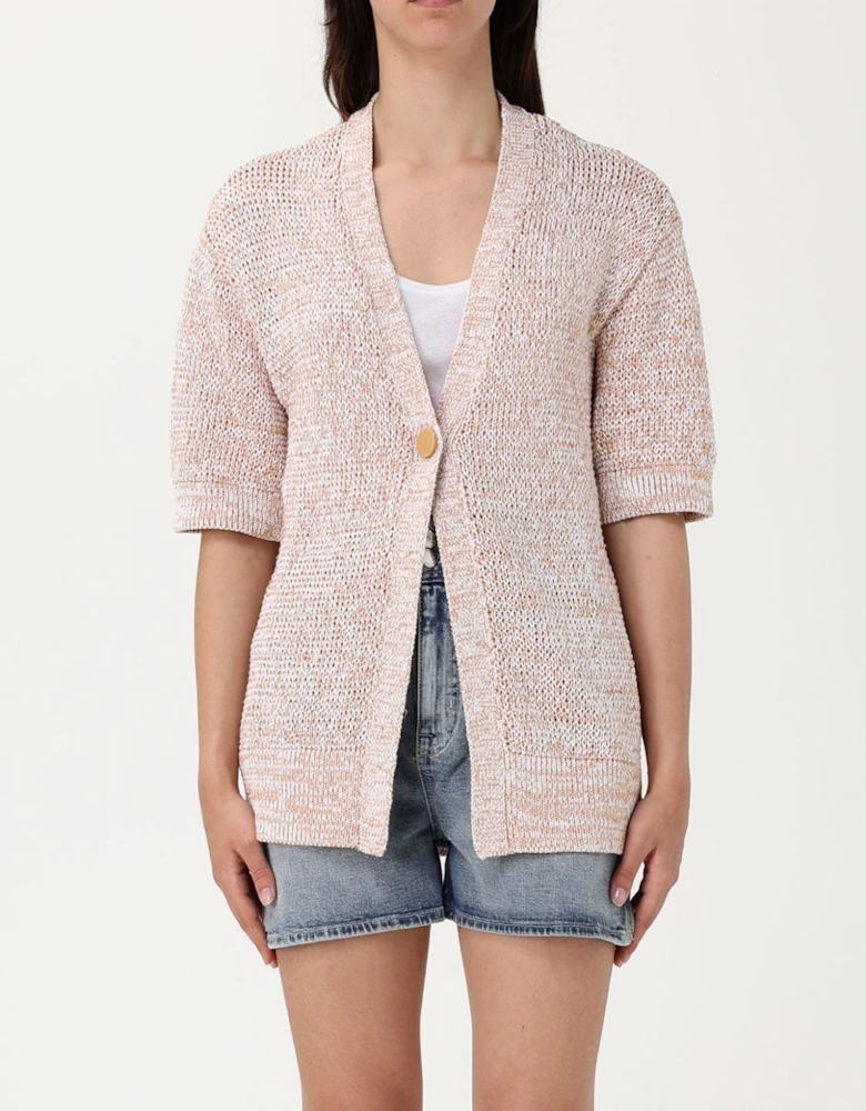 Knitted ShortSleeve Cardigan